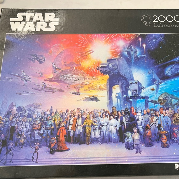 Buffalo Games – Puzzle Star Wars 2000 Pezzi – Poster Saga Skywalker